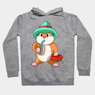 Hamster with Food and Drink Hoodie